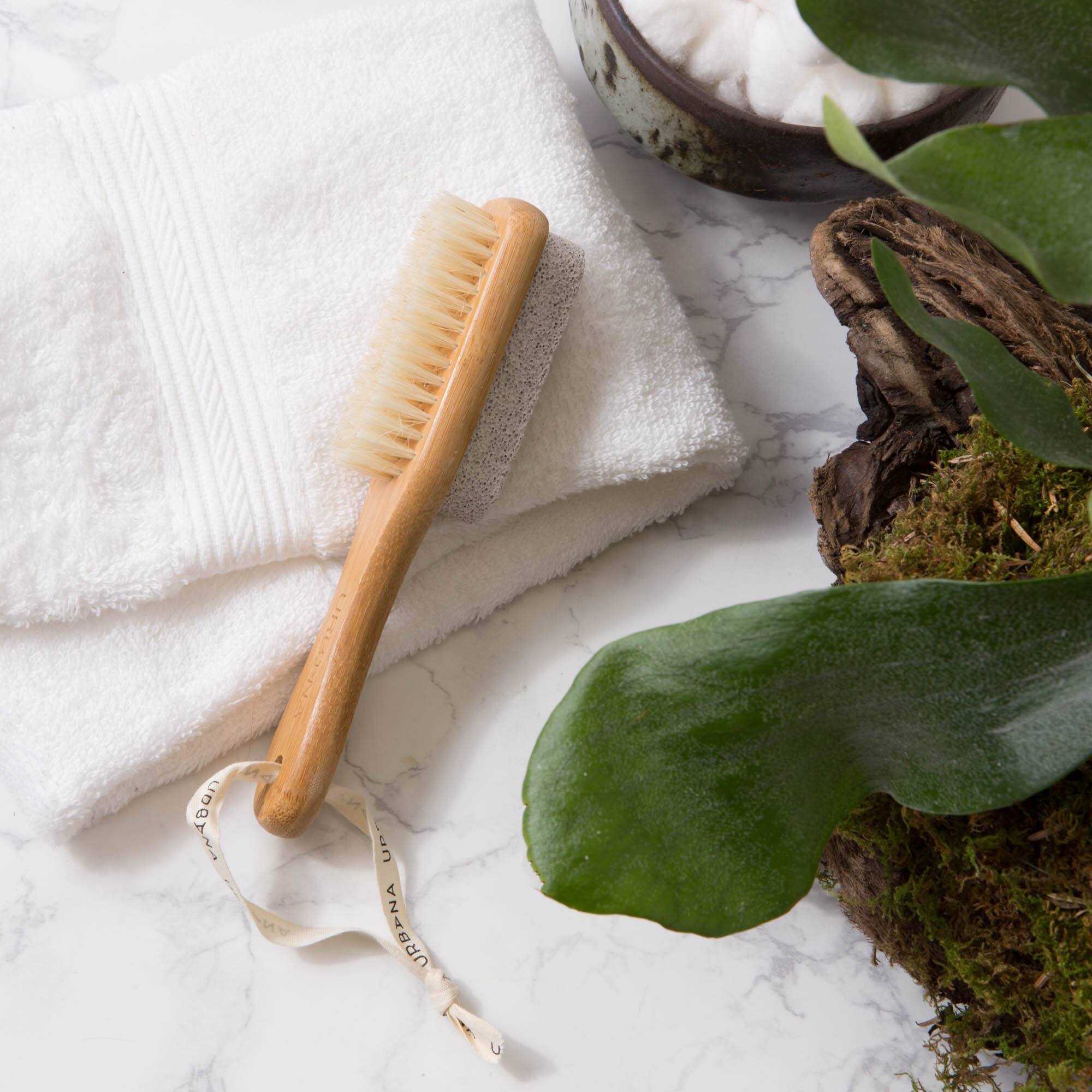 European Soaps Pumice Stone with Nail Brush